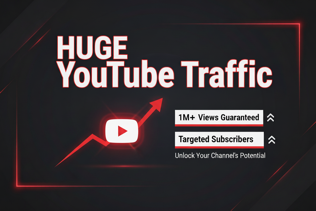 YouTube traffic guarantee(huge)
